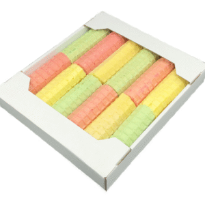 rurka włoska kolorowa śr. 30mm l 100mm opak. 12szt.